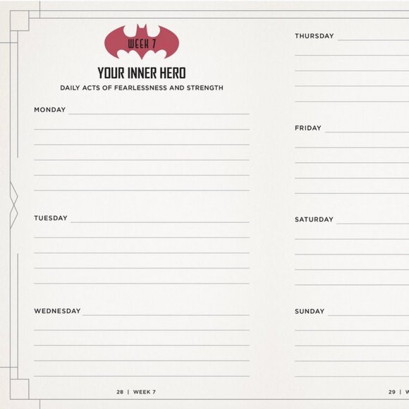 Batman Guided Journal For Embracing Your Inner Superhero with Batman Tiny Book - Picture 4 of 8